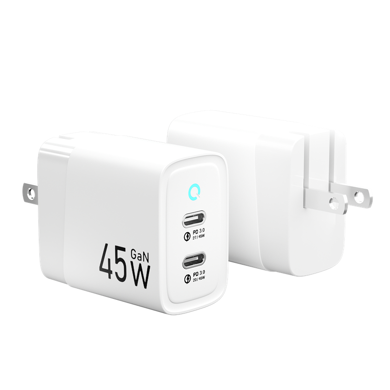 45W Dual Port PD Wall Charger