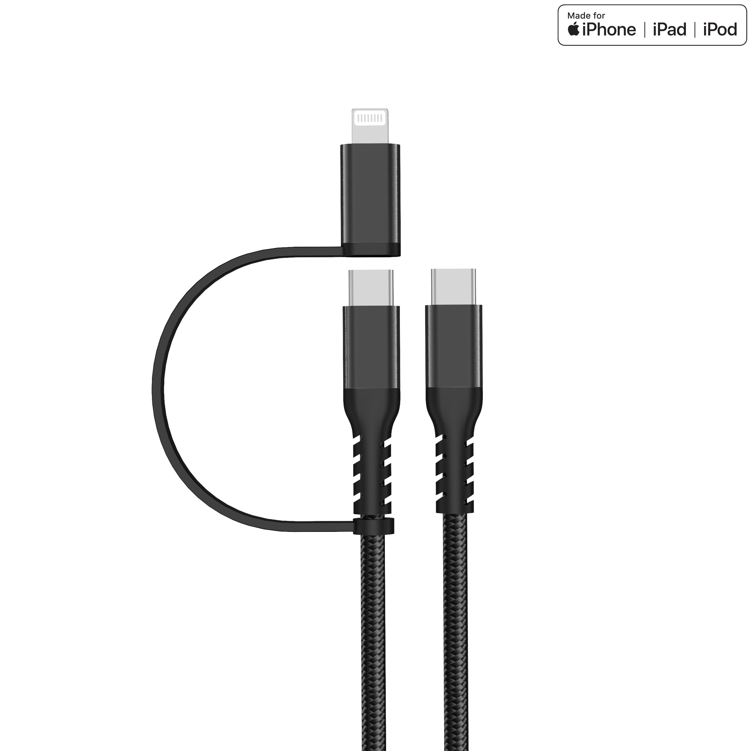 2-in-1 MFi cable