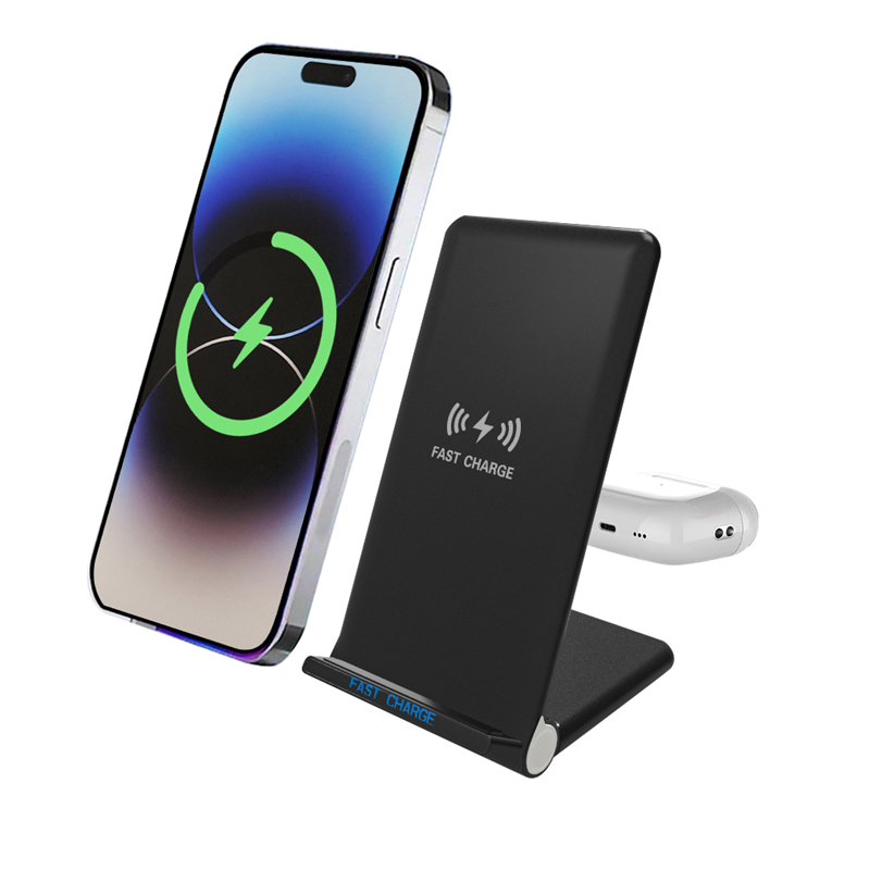 Foldable 2 in 1 Wireless Charger Stand